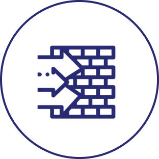 Icon of a blue circuit board with a central microchip.